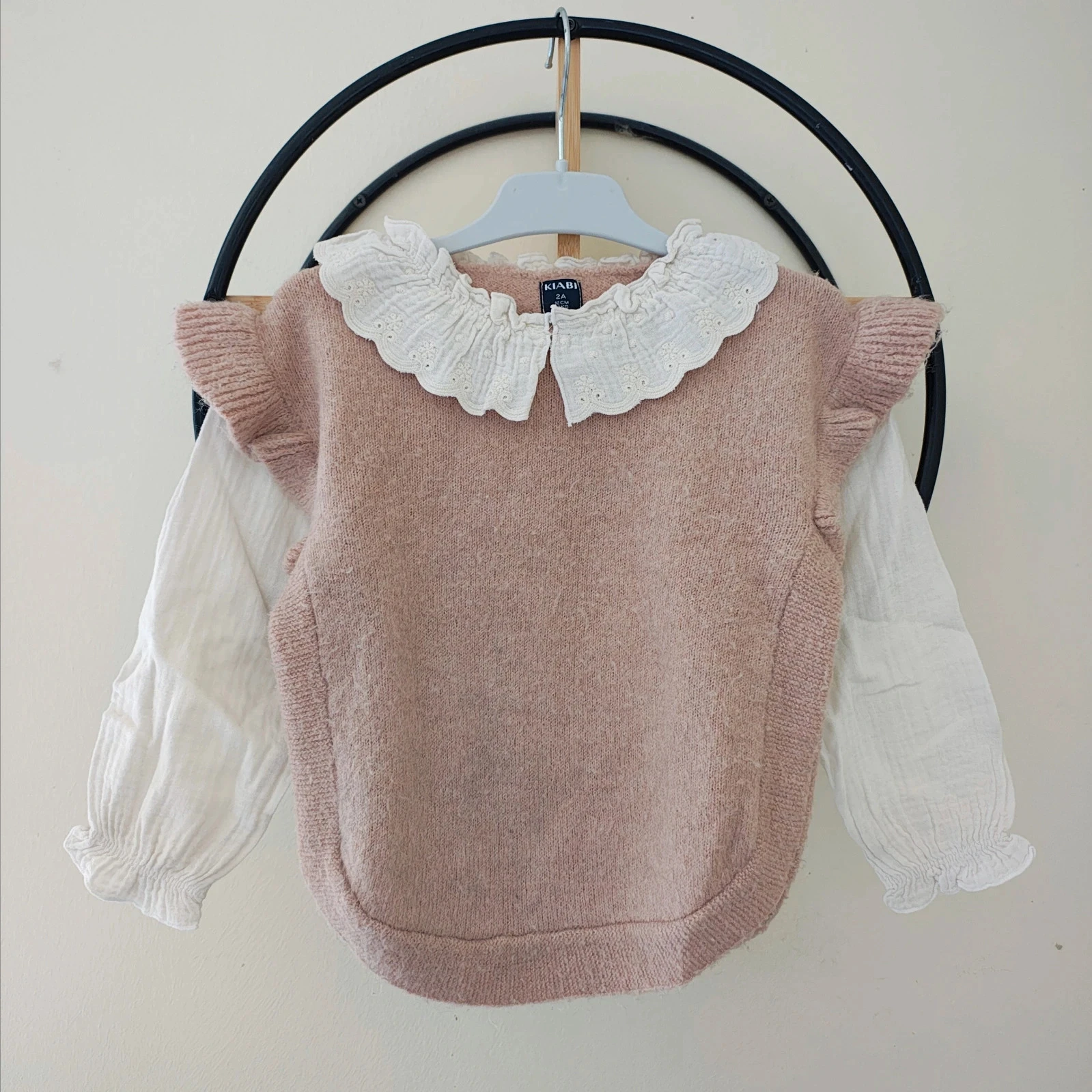 2 ans pull bi matière Kiabi